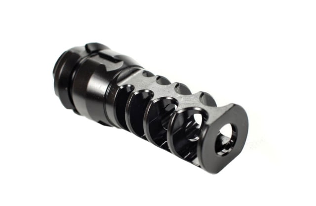 JMac Customs 4C 1/2-28 4-Port Muzzle Brake with KeyMount Black Nitride Black - Jmac Customs