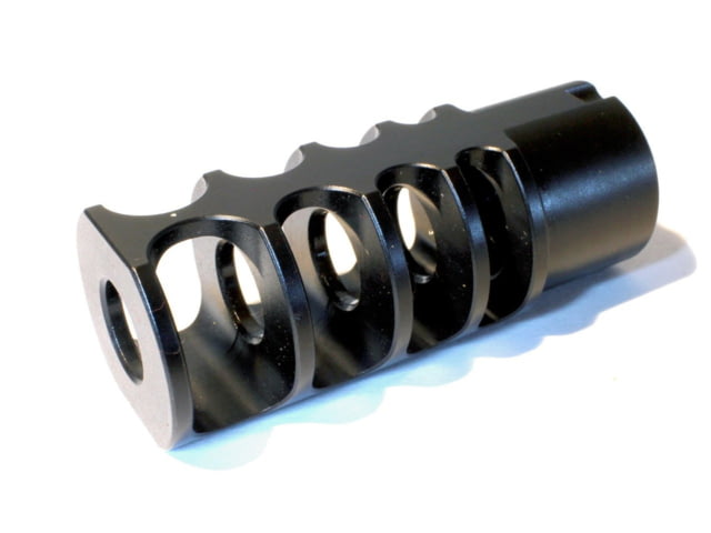 JMac Customs 4C 14-1LH Slim 4-Port Muzzle Brake Black Nitride Black - Jmac Customs