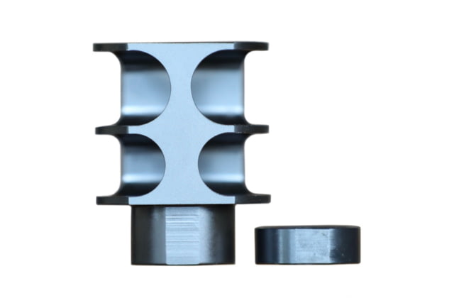 JMac Customs 4C 22x0.75 4-Port Muzzle Brake for Shotguns Saiga Lynx VEPR Black - Jmac Customs