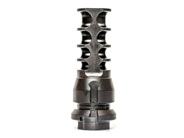 JMac Customs 4C AUG 13x1LH 4-Port Muzzle Brake with KeyMount Black Nitride Black - Jmac Customs