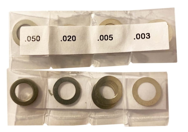 EDEMO JMac Customs Metric Face Mount Shims Stainless Steel Black Shim-Face-Metric EDEMO1 - JMac Customs