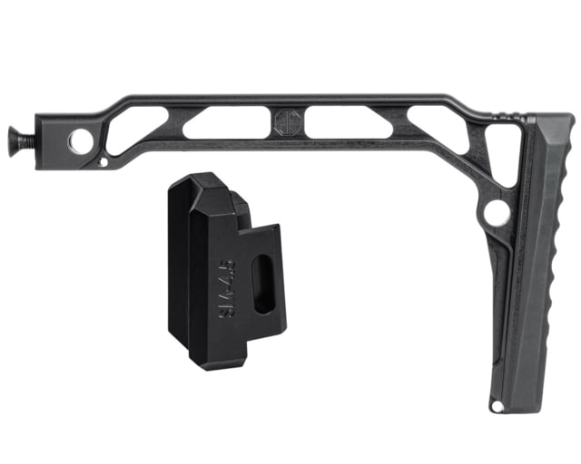 JMac Customs SS-8R Skeleton Stock for 4.5mm Folding AKs 8in Black - Jmac Customs