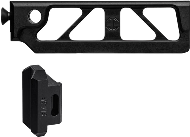 JMac Customs ST-5 Skeletonized Tube for Compact M4 Stocks with  Folding Mech Black - Jmac Customs
