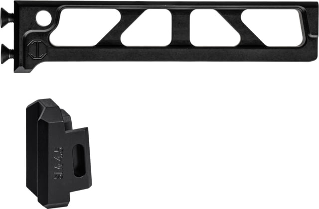 JMac Customs ST-7 Skeletonized Tube for Compact M4 Stocks for 4.5mm Folding AK's Black - Jmac Customs
