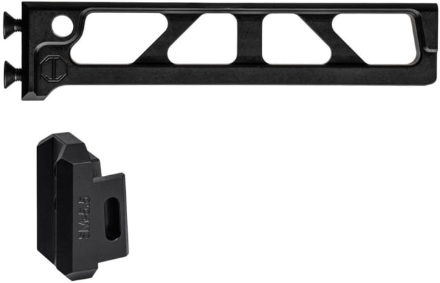 JMac Customs ST-7 Skeletonized Tube for Compact M4 Stocks for 5.5mm Folding AK's Black - Jmac Customs