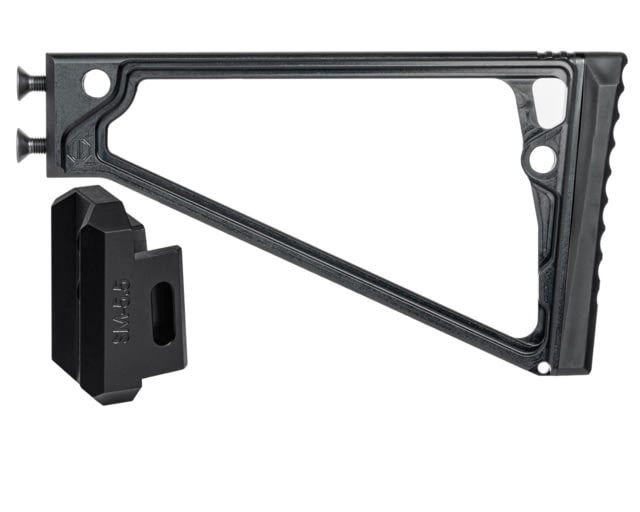 JMac Customs TS-8 Stock for 5.5mm Folding AKs Black - Jmac Customs