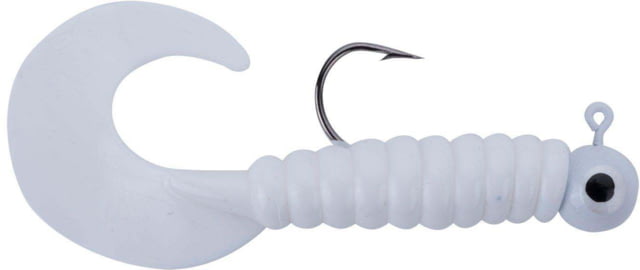 Johnson Swimming Grubs Soft Bait 1/4 oz 3in / 8cm Hook Size 2/0 5 Hooks White