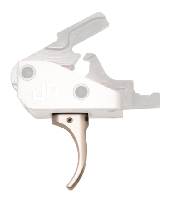 JP Enterprises Curved Modular Trigger Shoe Silver - Jp Enterprises