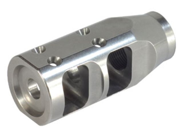 JP Enterprises Tactical Compensator 1.2x2.75in Stainless Steel 1/2x28 TPI .875 Diameter