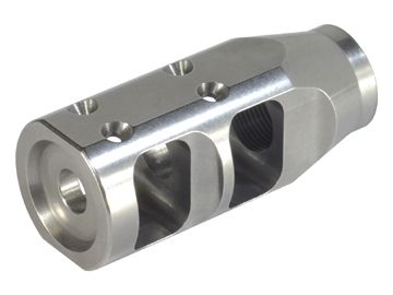 JP Enterprises Tactical Compensator 1.2x2.75in Stainless Steel 5/8x24 TPI .925 Diameter