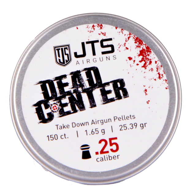 JTS Group Dead Center .25 Caliber 25.39 Grain Domed Tip Air Rifle Ammo 150 Rounds - Jts Group