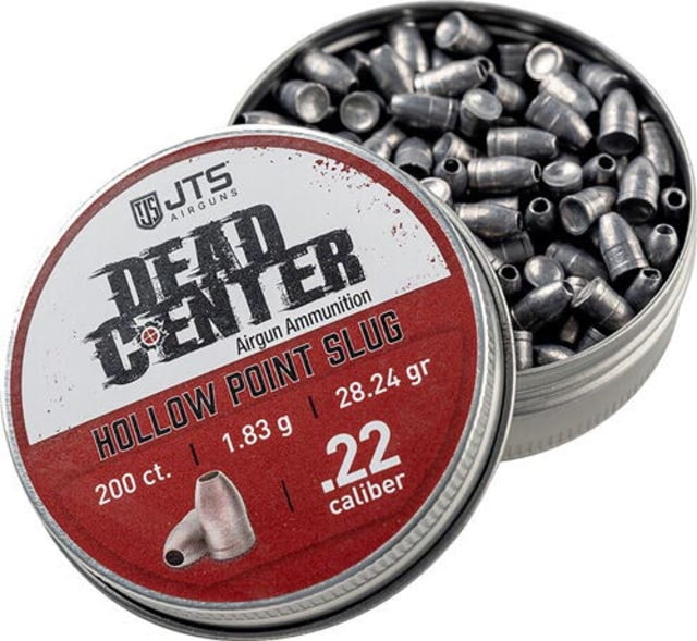 JTS Group Dead Center Slugs .22 Caliber Hollow Point 28.24 Grain 200 Count