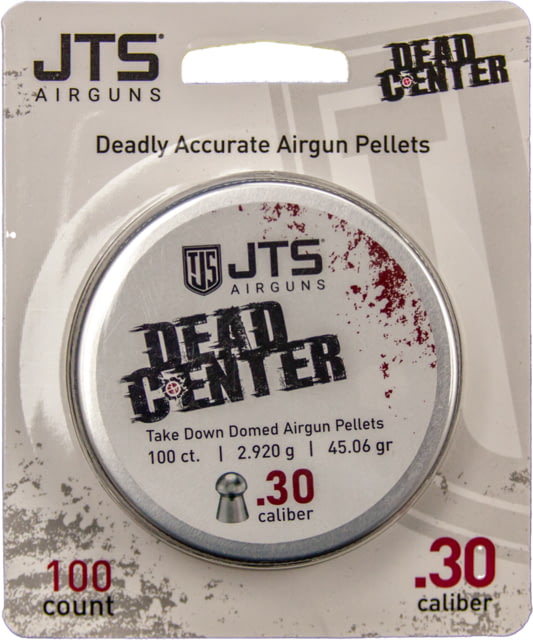 Jts Group Jts Pellets Dead Center .30 Domed 45.06 Gr. 100ct - Jts Group
