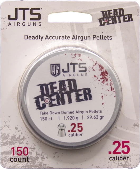 JTS Group Pellets Dead Center .25 Caliber Domed 29.63 Grain 150 Count