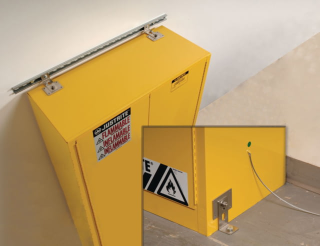 Justrite Cab Seismic Bracket Floor/wall Unit EA