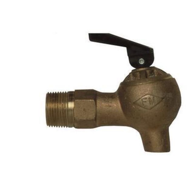 Justrite Safety Faucet Brass CNTRL.75IN 0 Safety Faucet Brass CNTRL.75IN