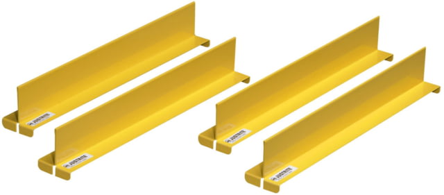Justrite Shelf Div 18in/46cm Yel Set/4 Unit PK