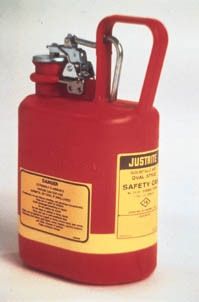 Justrite Type I Nonmetallic Safety Cans Justrite Cans With Stainless Steel Fittings