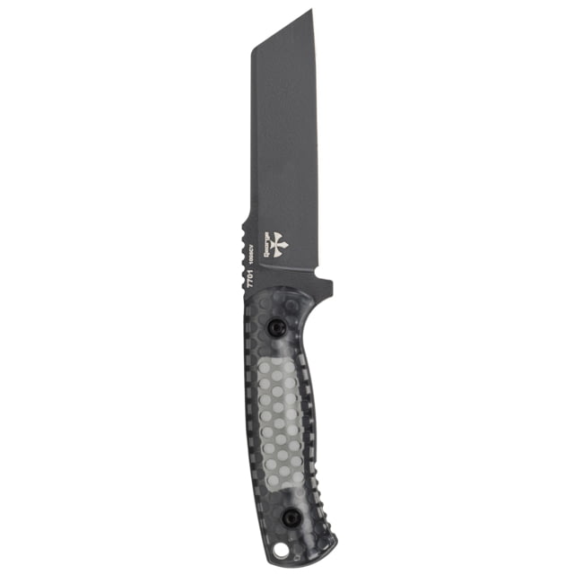 KA-BAR Knives Cool Name Fixed Blade Knife 4.625in 1095 Cro-Van Blade Sheepsfoot Polycarbonate Black Handle