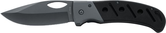 KA-BAR Knives Gila Folding Straight Edge Knife w/ Pocket Clip G10 Handle BLACK 2-6 - Ka-Bar Knives