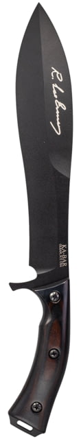 KA-BAR Knives Gunny Fixed Blade Knife 9.75in 1095 Cro-Van Spear Point Webb Wood Black - Ka-Bar Knives