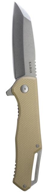 KA-BAR Knives Jarosz Warncliffe Flipper Tan 8.375 - Ka-Bar Knives
