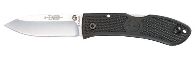 KA-BAR Knives Bob Dozier Hunter Folding Knife 3in Aus 8A Stainless Steel Folding Blade Blaze Orange Zytel Handle Blaze Orange
