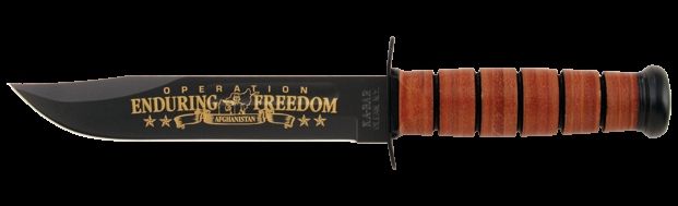 KA-BAR Enduring Freedom Afghanistan Commemorative Knife USMC Stamp KB - Ka-Bar Knives