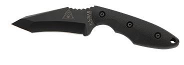 KA-BAR Knives Hell Fire Fixed Blade Knife 3 9/16in Blade Black 2-7