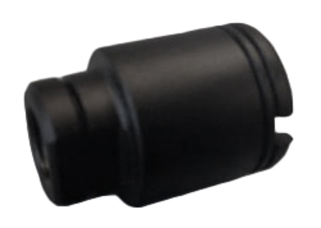 USED KAK Micro 1/2-36 Slimline Flash Can 9mm Hard Anodized Black kak-ind-MCR-slimflashcan9mm - Kak Industry