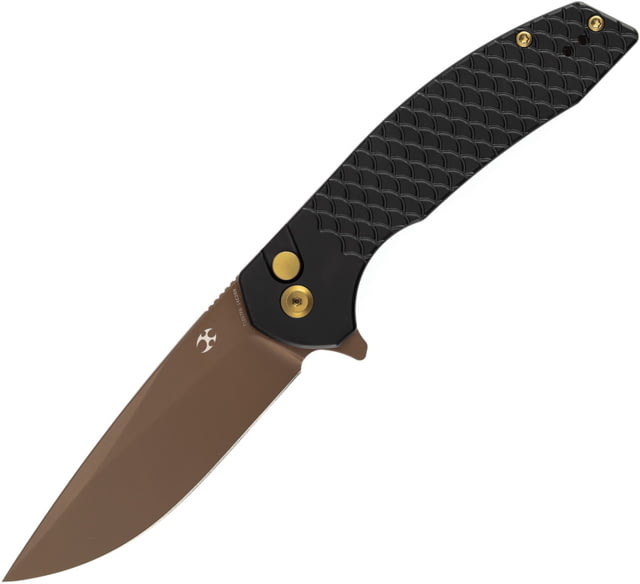 Kansept Knives Accipiter Button Lock Black - Kansept Knives