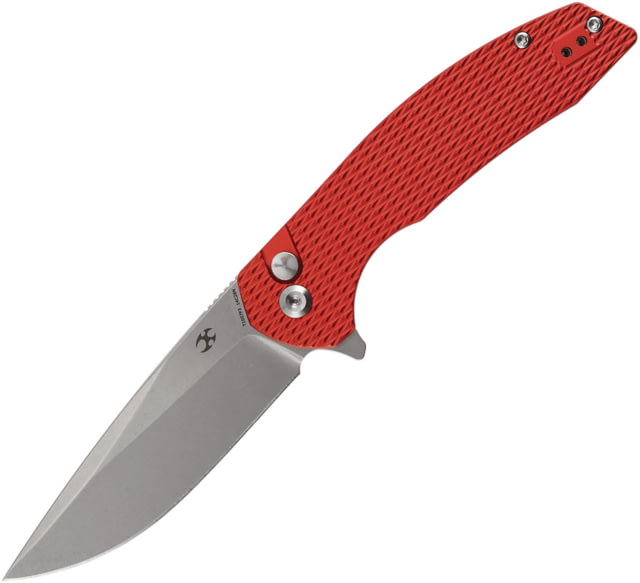Kansept Knives Accipiter Button Lock Red Alum - Kansept Knives
