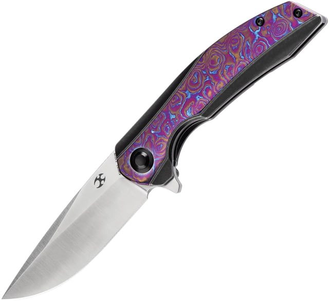 Kansept Knives Accipiter Framelock Timascus - Kansept Knives