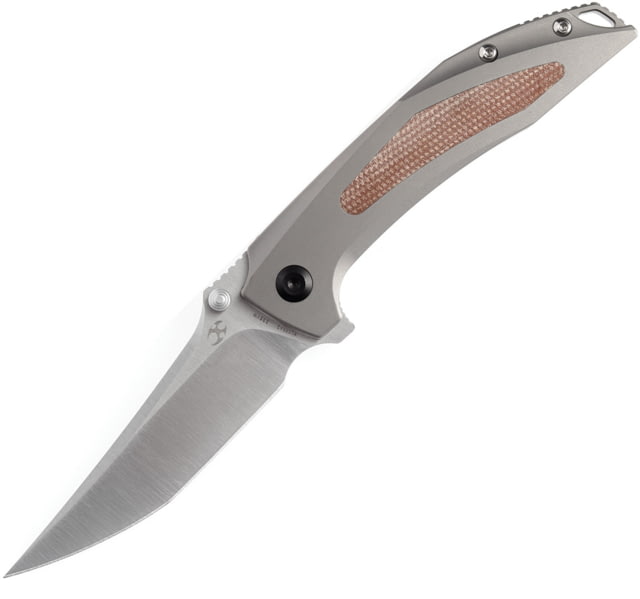 Kansept Knives Baku Linerlock Brown Micarta - Kansept Knives