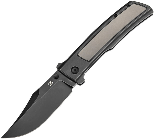 Kansept Knives Bison Framelock Gray/Blk - Kansept Knives