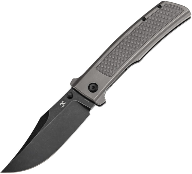 Kansept Knives Bison Framelock Gray SW - Kansept Knives