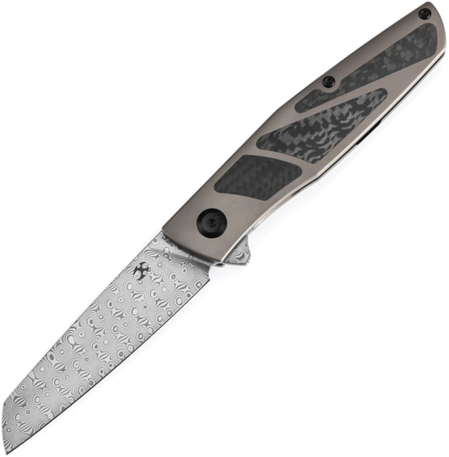 Kansept Knives Cru Framelock Twill CF Dam - Kansept Knives