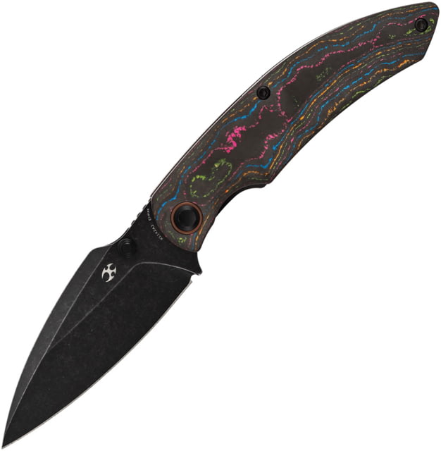 Kansept Knives Falk Linerlock 80s Camo - Kansept Knives