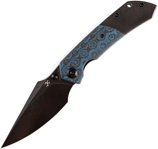 Kansept Knives Fenrir Linerlock Blue Rose CF - Kansept Knives