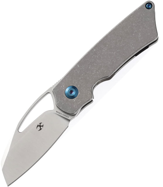 Kansept Knives Goblin Framelock Folding Knife 2.25" satin finish S35VN stainless blade Bronze stonewash finish titanium handle - Kansept Knives