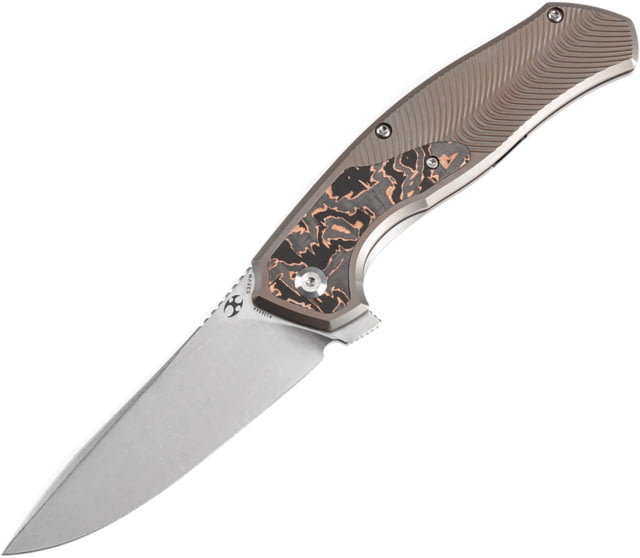 Kansept Knives Havorn Framelock Brz CopCF - Kansept Knives