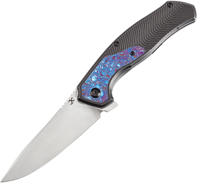 Kansept Knives Havorn Framelock Timascus - Kansept Knives