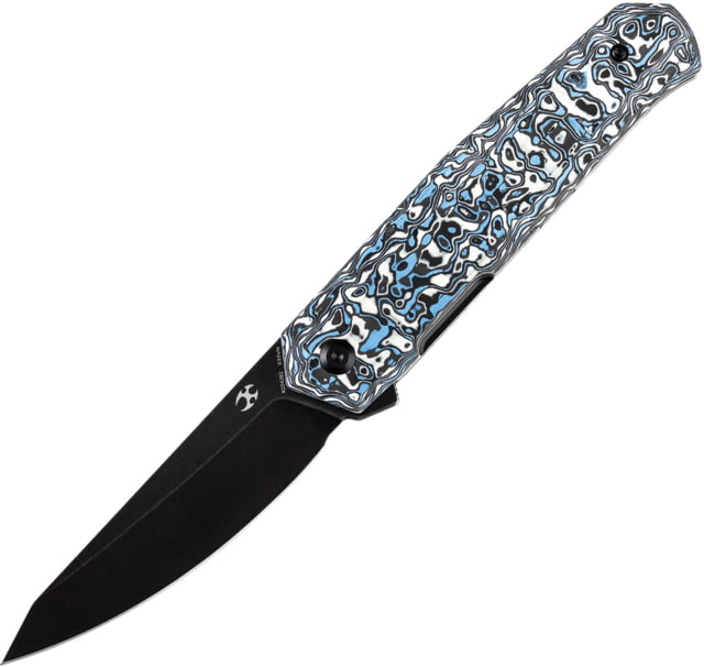 Kansept Knives Integra Framelock Blue/Wht CF - Kansept Knives