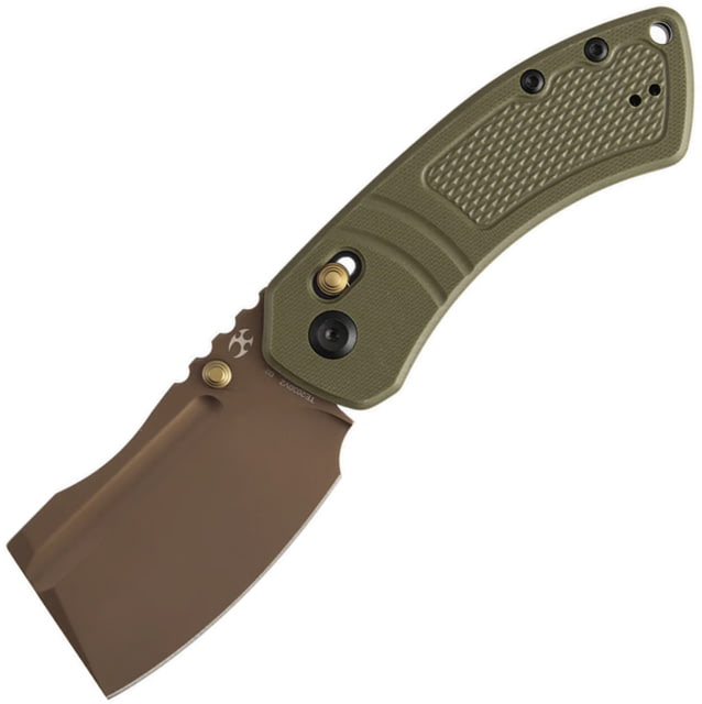 Kansept Knives Korvid V Crossbar Lock RG Olv - Kansept Knives