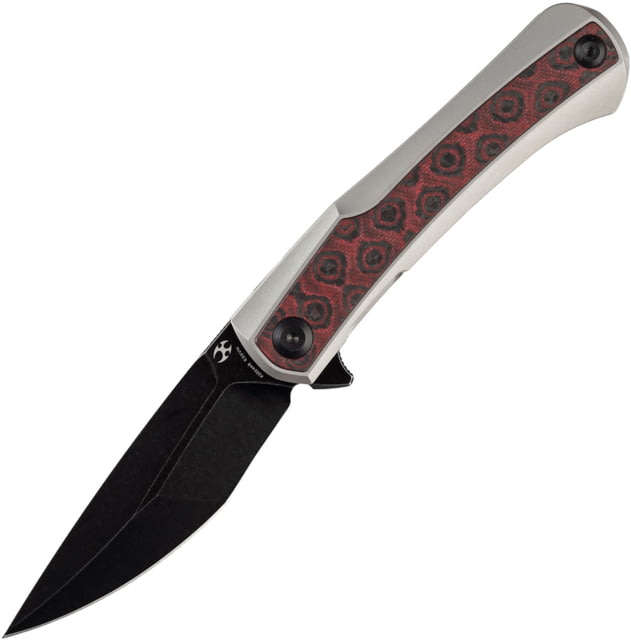 Kansept Knives Kratos Framelock Red/Blk CF - Kansept Knives