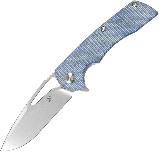 Kansept Knives Kryo Framelock Blue Micarta K - Kansept Knives