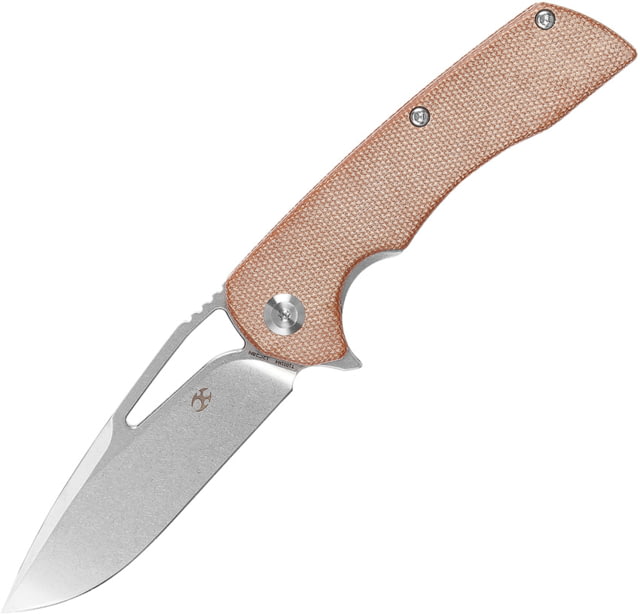 Kansept Knives Kryo Framelock Brown Micarta K - Kansept Knives