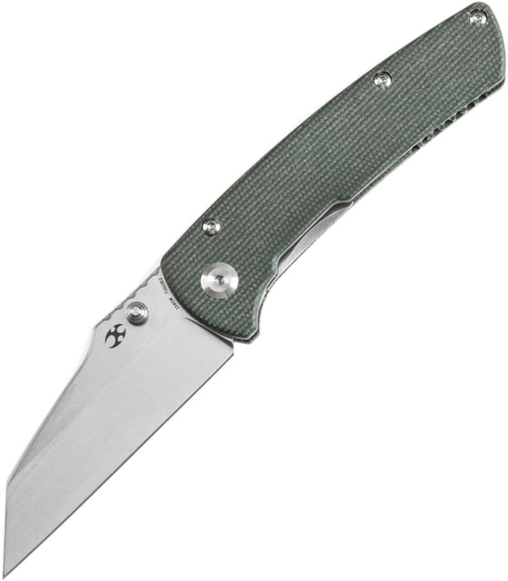 Kansept Knives Main Street Linerock Grn Mic K - Kansept Knives