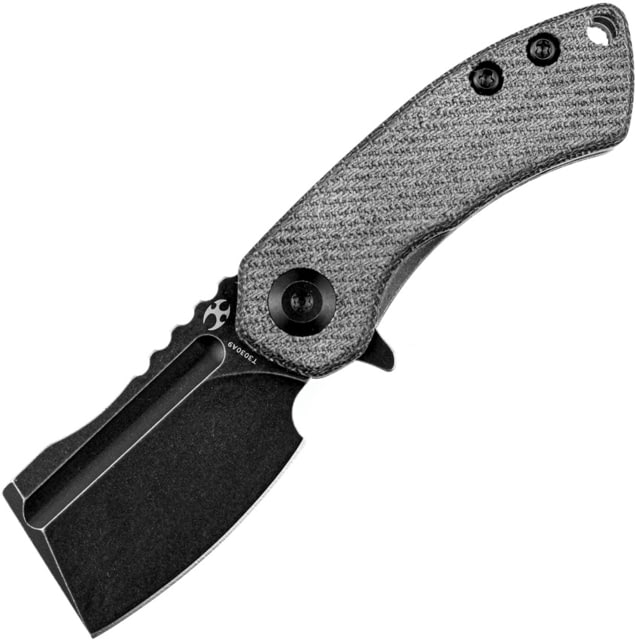 Kansept Knives Mini Korvid Linerlock Denim 1.50 in Folding Knife Denim G10