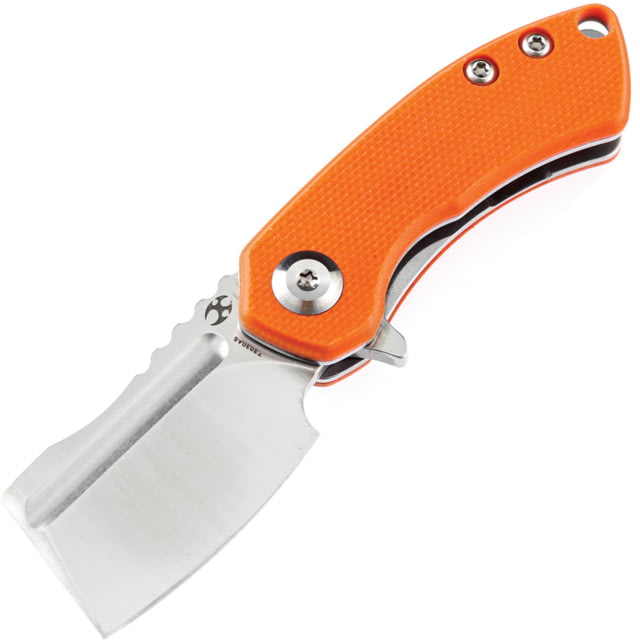 Kansept Knives Mini Korvid Linerlock 1.50 in Folding Knife Orange G10 - Kansept Knives